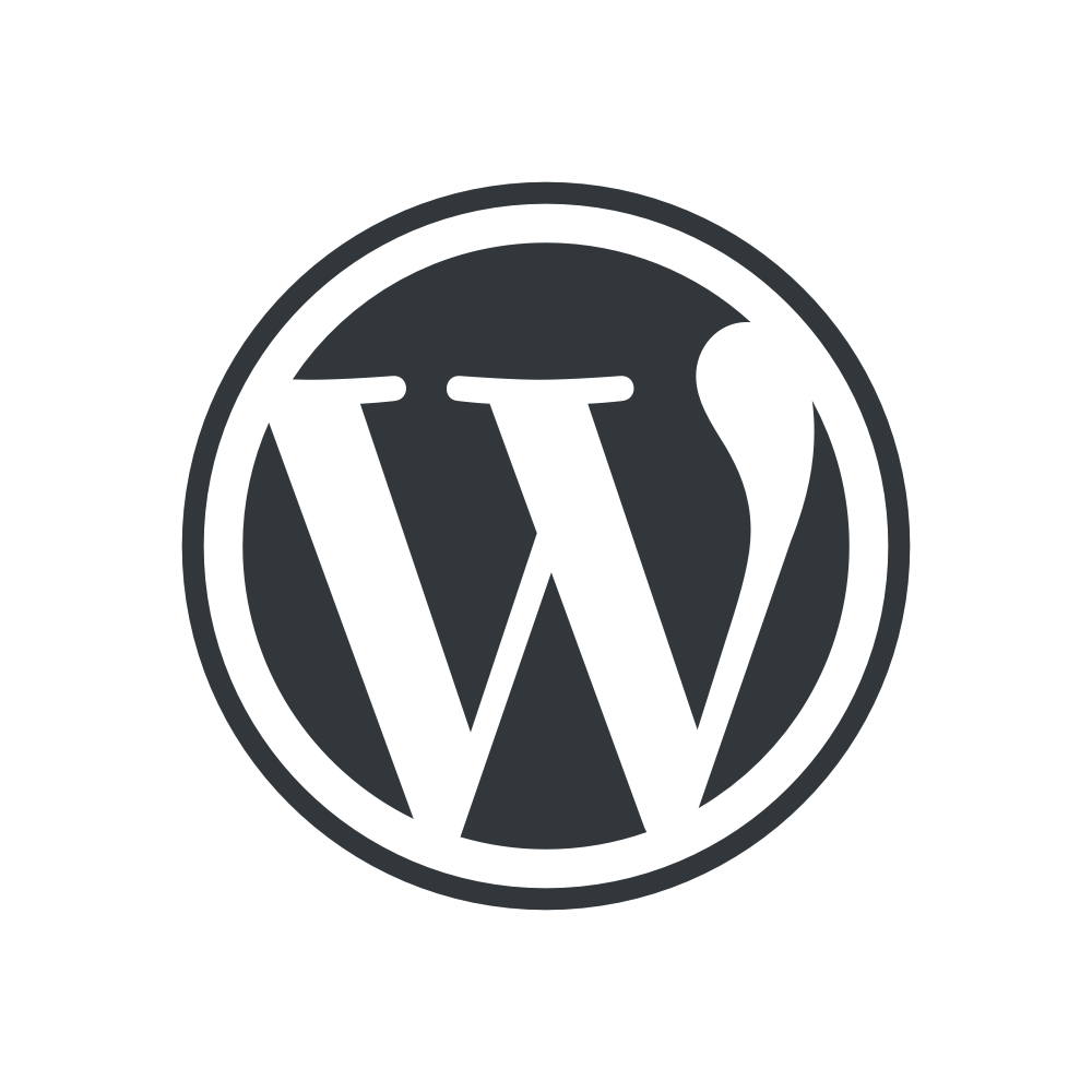 לוגו מערכת בניית אתרים - וורדפרס